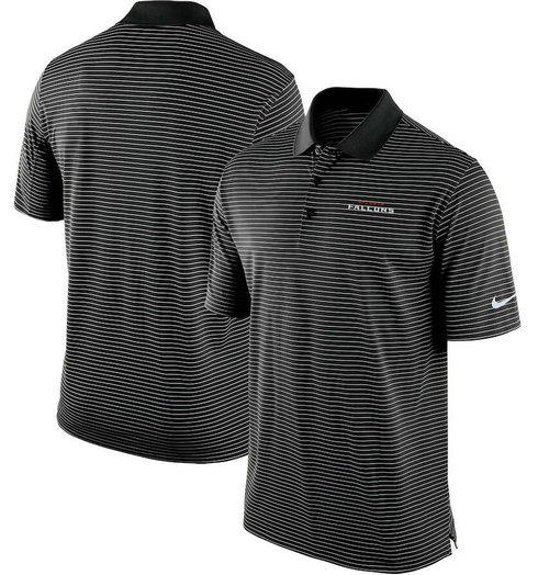 Atlanta Falcons Team Stadium Performance Polo - BlackAtlanta Falcons Team Stadium Performance Polo - Black