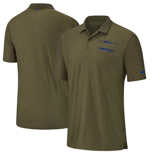 Buffalo Bills Nike Salute to Service Sideline Polo Olive